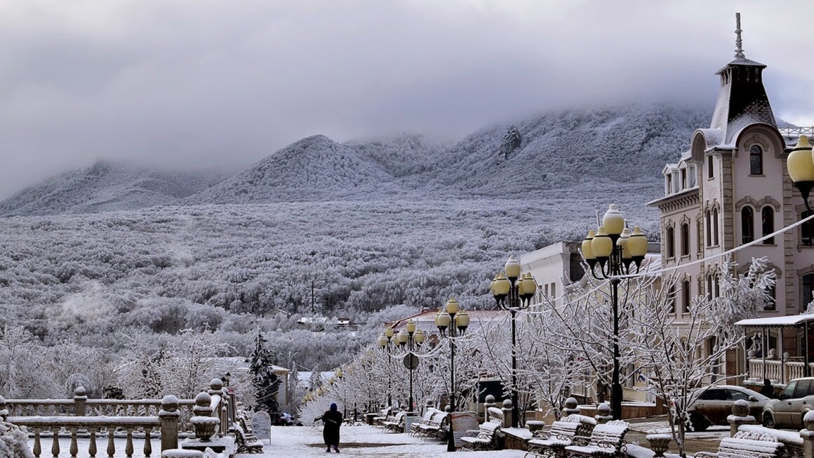 Кисловодск курорт зима